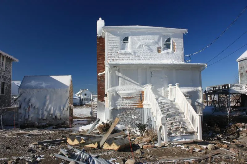 Cedar Point after the February 2013 blizzard